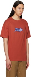 Dime Red Ghostly Font T-Shirt