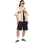 Ksubi Off-White Kball Baseball Jersey Shirt