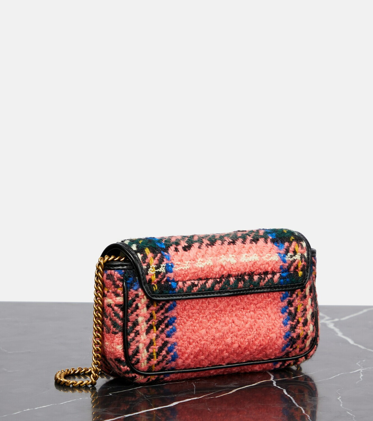 polysooem★韓国★人気★FRINGED TWEED SHOULDER BAG, 3色 Polysooem Fringed Tweed Shoulder Bag - Grey | International