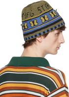 Story mfg. Khaki & Blue Brew Bucket Hat