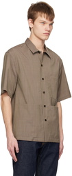 Barena Brown Donde Triola Shirt