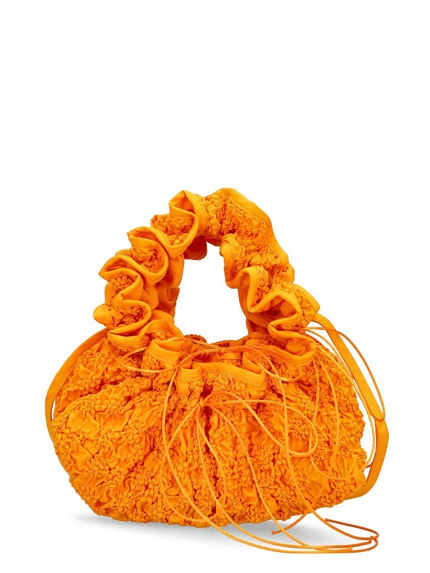 Photo: CECILIE BAHNSEN - Kiku Smocked Cotton Top Handle Bag