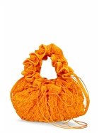CECILIE BAHNSEN - Kiku Smocked Cotton Top Handle Bag