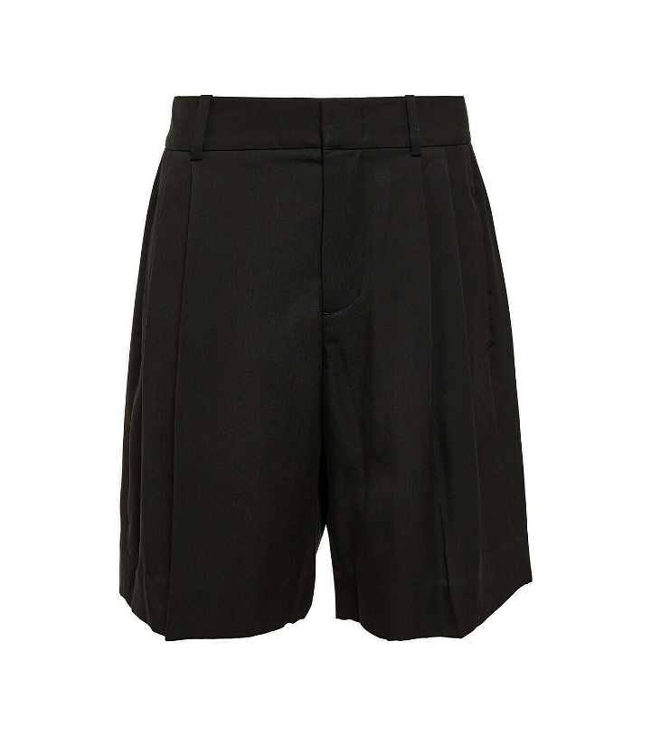 Photo: Vince Pleated high-rise wide-leg shorts