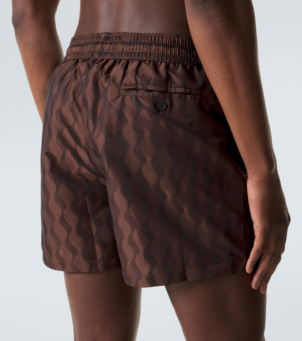 Frescobol Carioca Rio jacquard swim trunks
