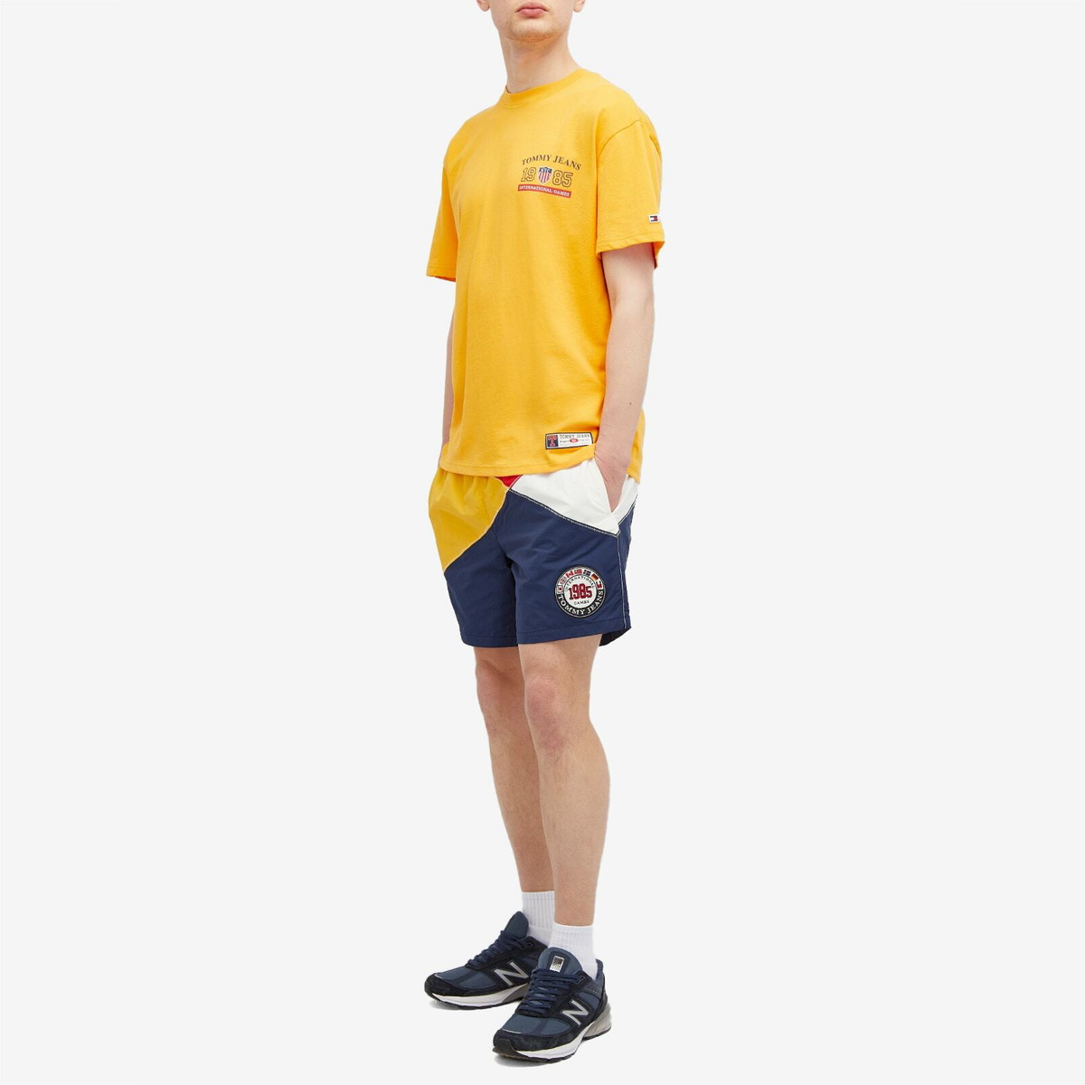 Tommy Jeans Men's Archive Games Chicago Shorts in Sport Navy/Multi