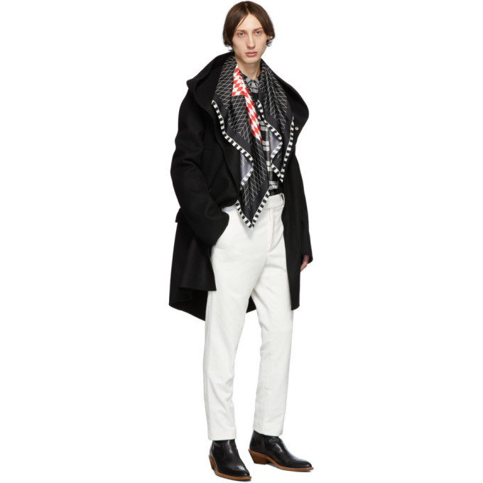 Haider Ackermann◇ガウンコート/--/レーヨン/BLK/無地