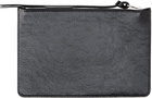 Courrèges Black AC Napalack Leather Pouch