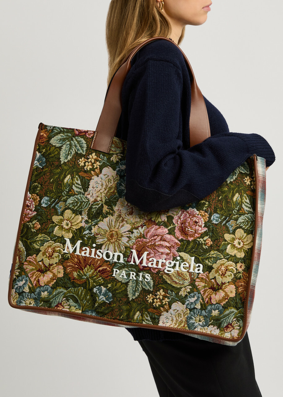 Maison Margiela Cabas Patchwork Canvas Tote - Multi Floral