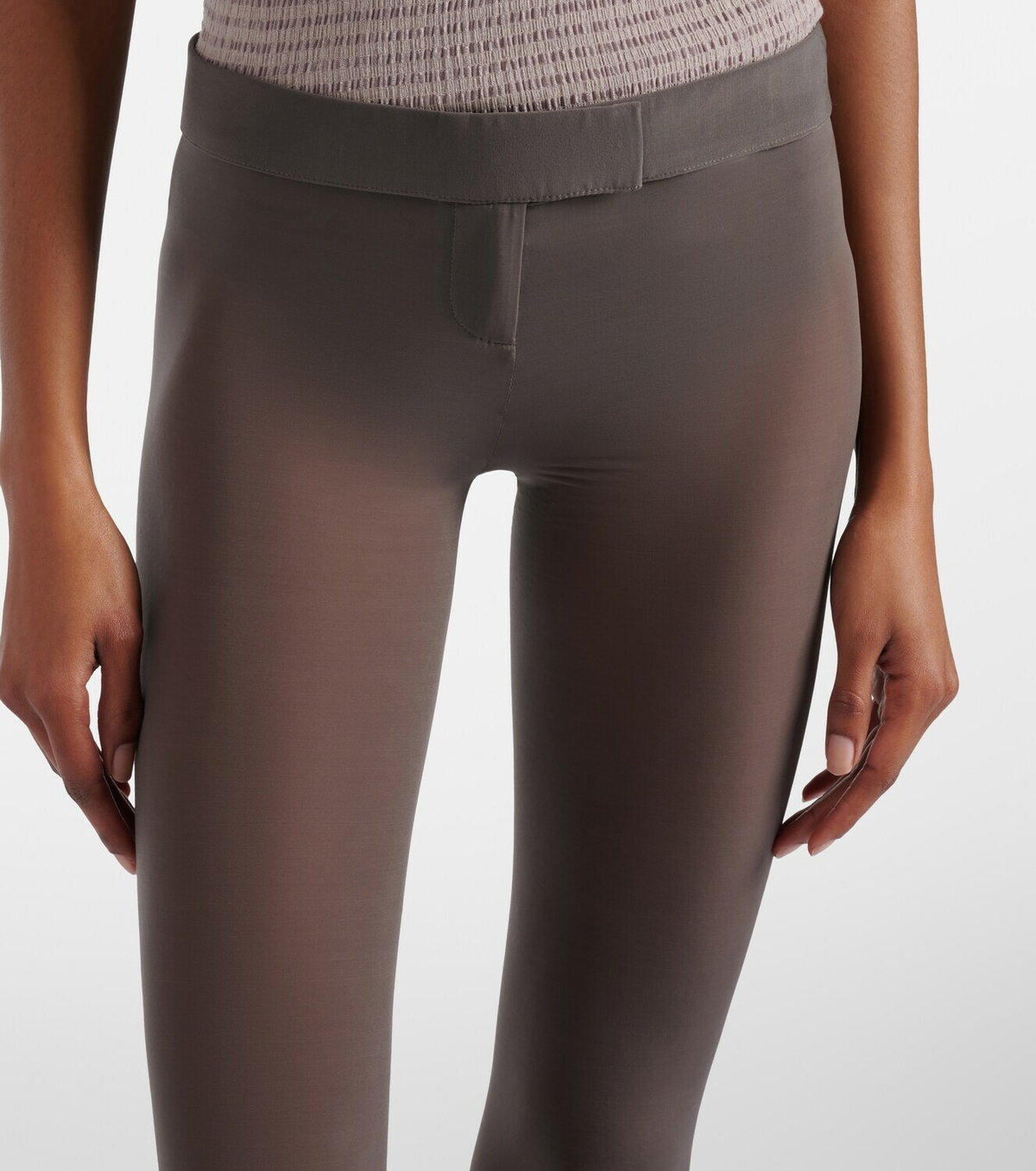 Magda Butrym Skinny capri pants and briefs set