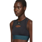 adidas by Stella McCartney Black Parley Sport Bra