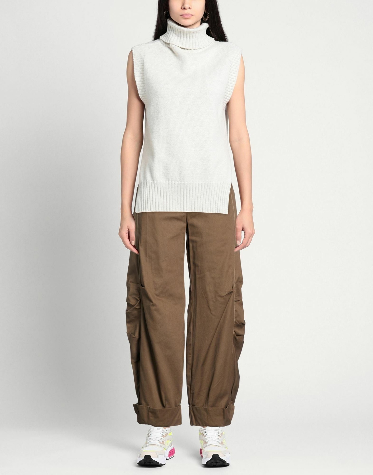 Faithfull Womens Pants Khaki
