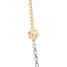 Versace Men's Small Medusa Medallion Chain Necklace in Gold