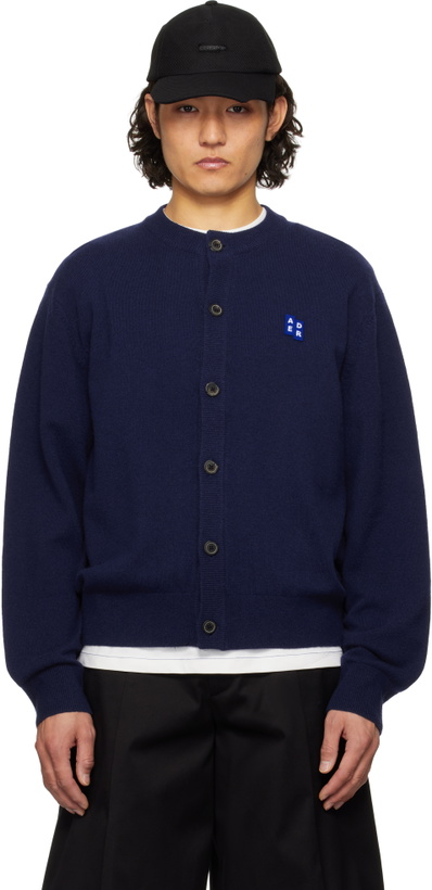 Photo: ADER error Navy Sig; TRS Tag 02 Cardigan