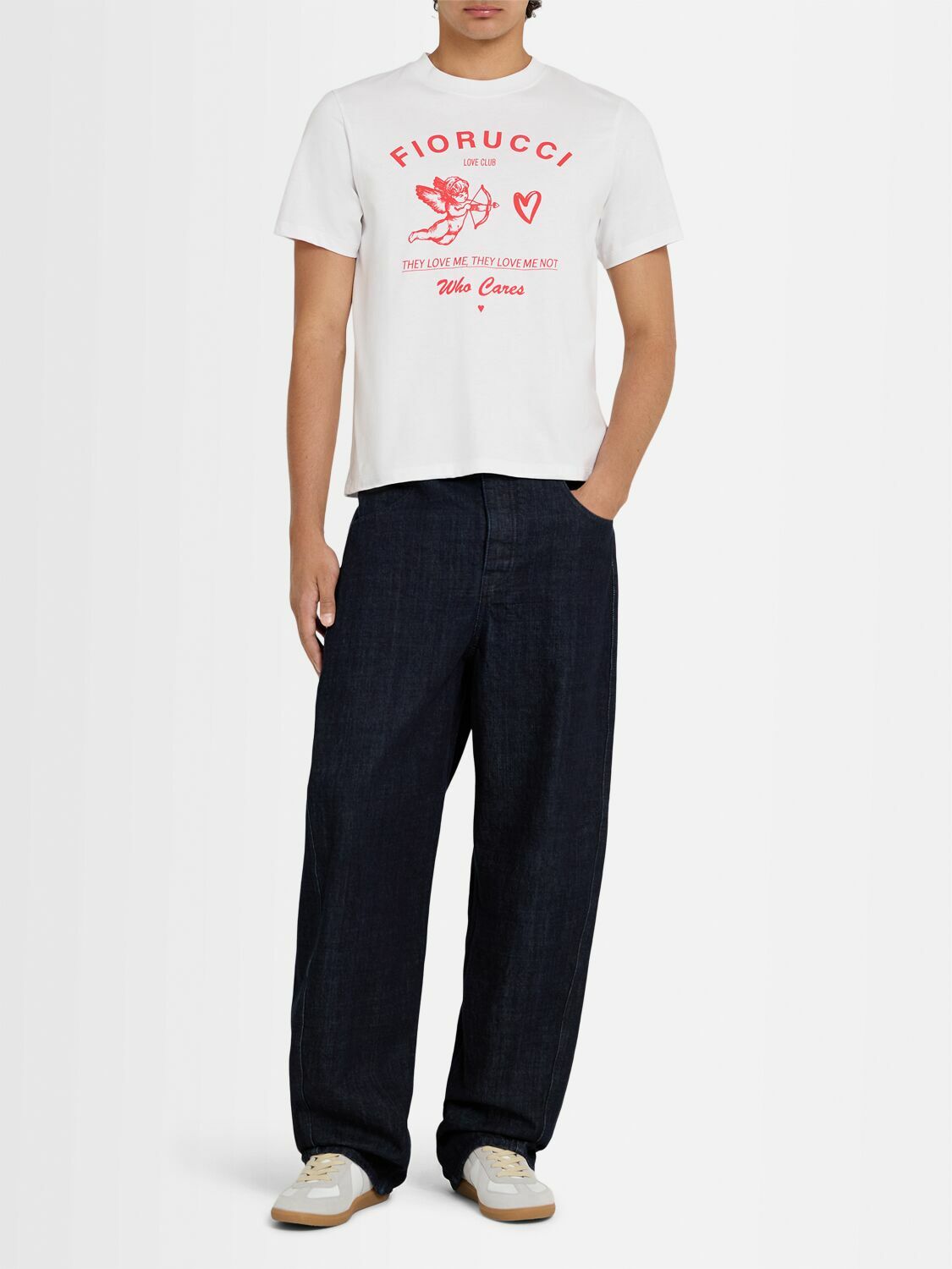 FIORUCCI Cupid Love Club Printed Cotton T-shirt