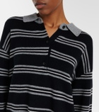 Nili Lotan Galvez striped cashmere polo sweater