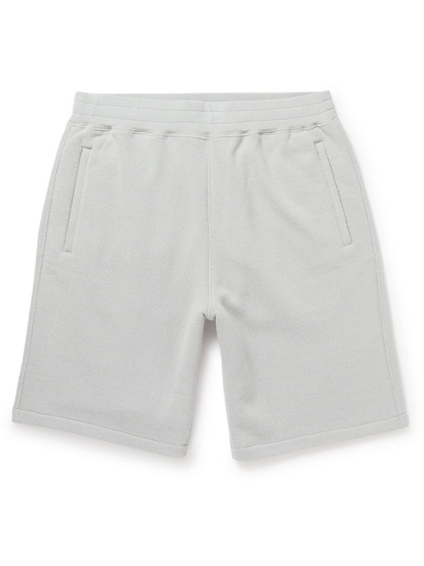 Photo: SSAM - Organic Cotton and Silk-Blend Jersey Shorts - Gray