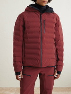 Aztech Mountain - Pyramid Quilted Hooded Ski Jacket - Burgundy