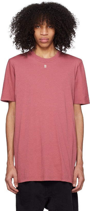 Photo: 11 by Boris Bidjan Saberi Pink Garment-Dyed T-Shirt