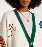 Alémais Crochet mohair and wool-blend cardigan