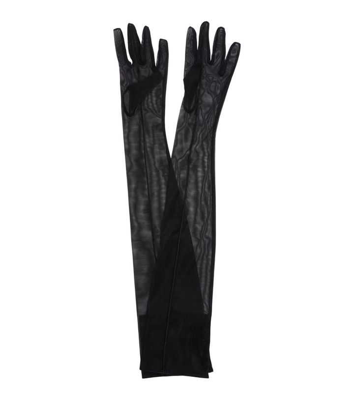 Photo: Mugler re/edit mesh gloves