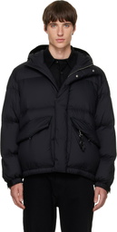 Solid Homme Black Quilted Down Jacket
