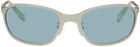 A BETTER FEELING Silver Paxis Sunglasses