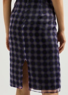 16 Arlington Este Printed Chiffon Skirt Violet