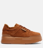 Bogner New York suede platform sneakers