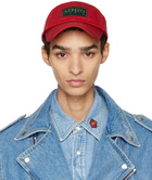 Kenzo Red Kenzo Paris Baseball Cap