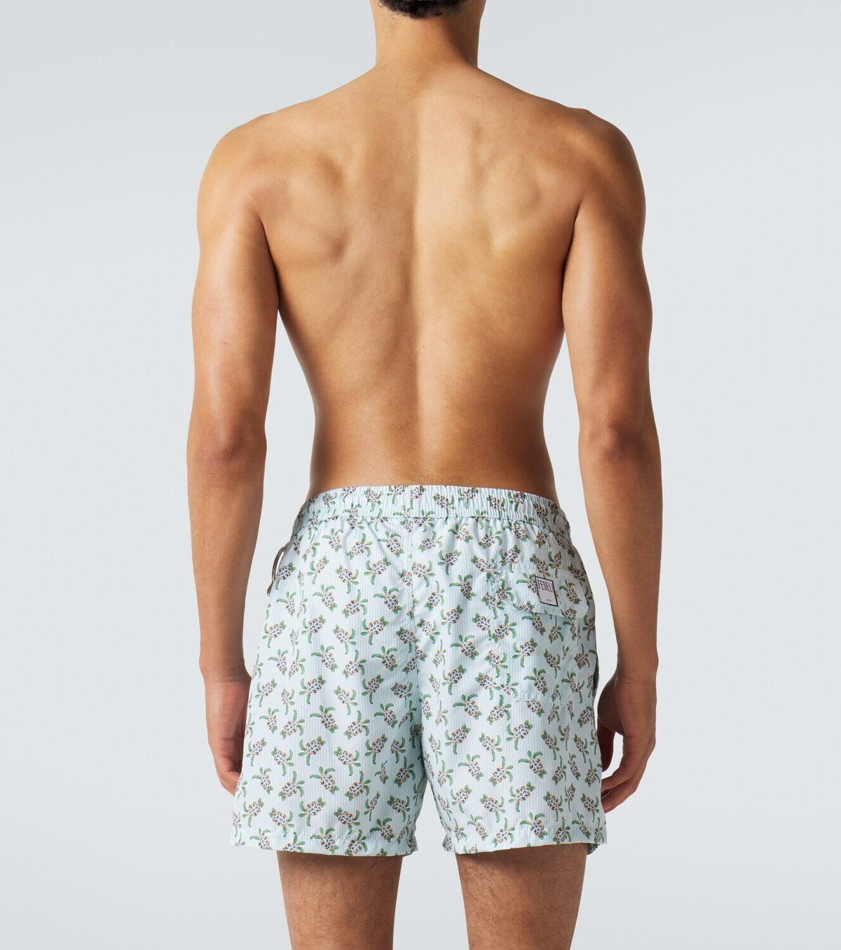 Fedeli Madeira printed swim trunks