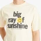MARKET Men's Smiley Sunshine T-Shirt in Butter-Cream