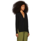 Ports 1961 Black Wrap Cardigan
