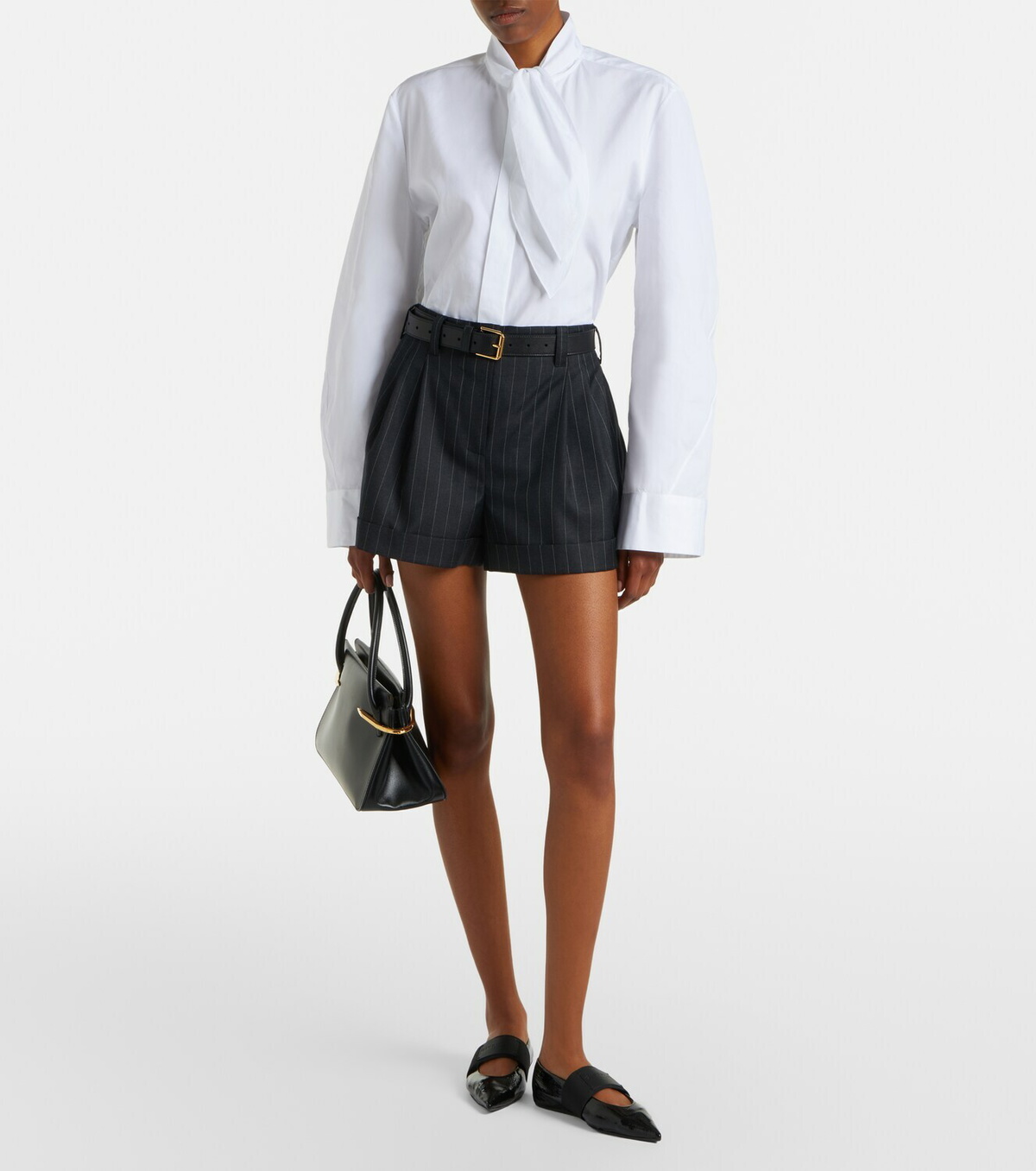 Givenchy Pinstripe wool shorts