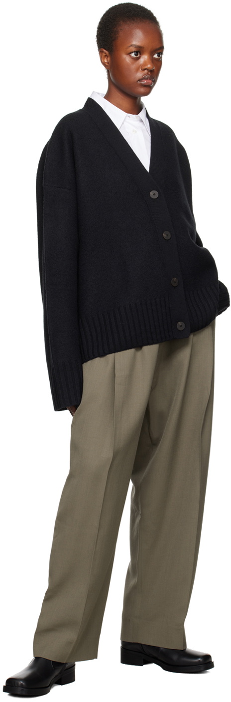 Studio Nicholson Navy Sake Cardigan Studio Nicholson