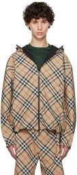 Burberry Beige Check Reversible Jacket