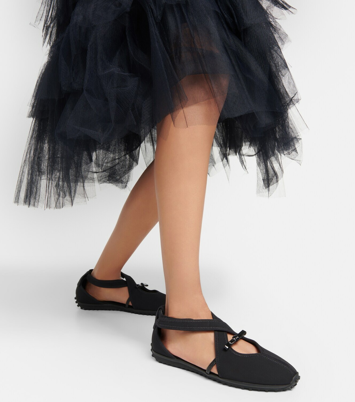 Cecilie Bahnsen Sia neoprene flats Cecilie Bahnsen