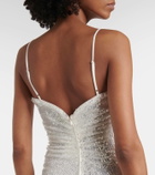Jacques Wei Sequined slip dress
