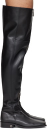 GmbH SSENSE Exclusive Black Adem Overknee Boots