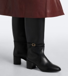 Aquazzura Cotswold leather knee-high boots