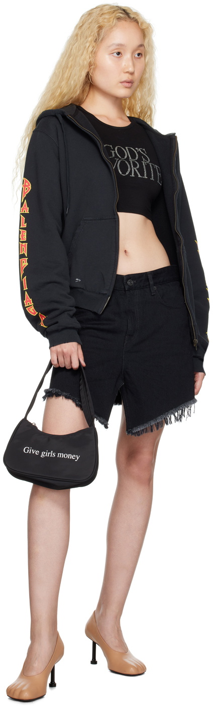 Praying Black 'Give Girls Money' Bag