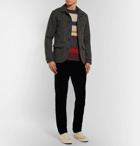 Maison Kitsuné - Striped Wool-Blend Sweater - Multi