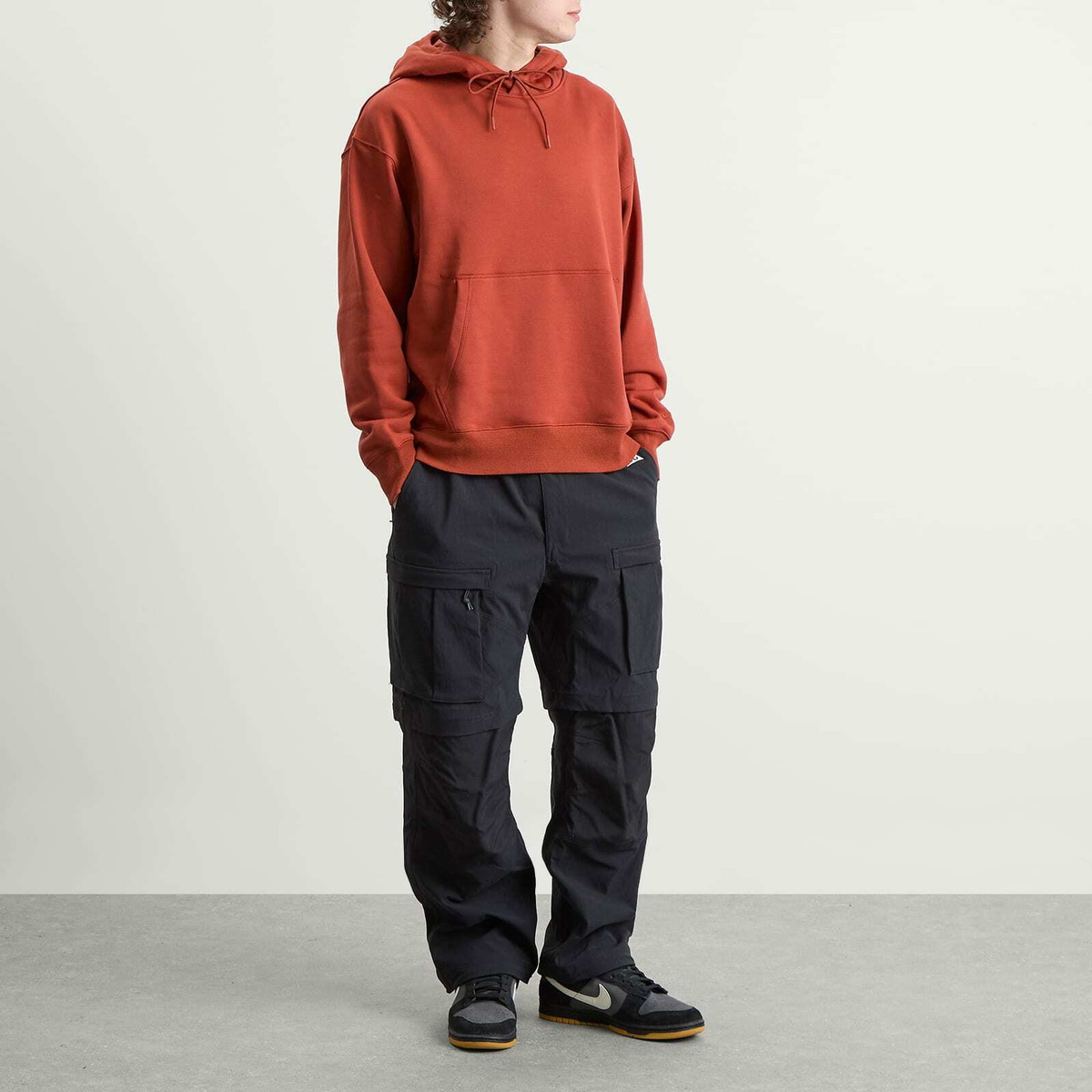 Nike Wool Classics Hoodie in Mars Stone