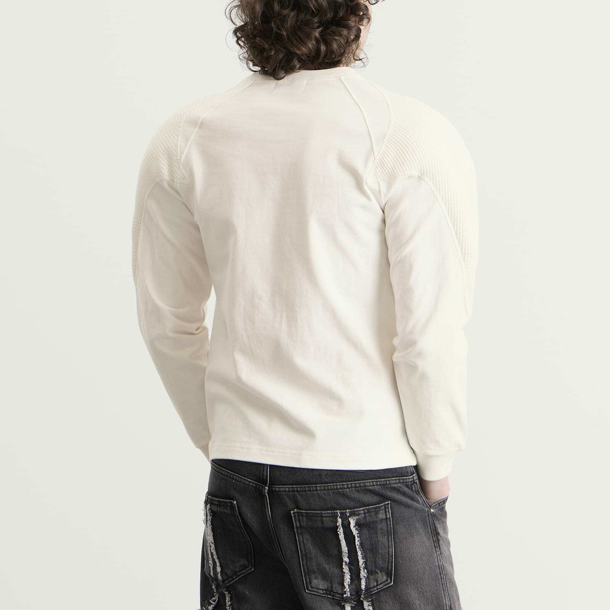 Thug Club Men's Long Sleeve T-Shirt in White