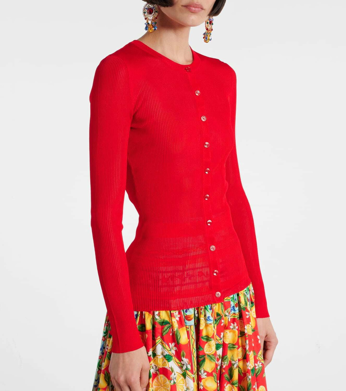 Dolce&Gabbana Ribbed-knit cardigan