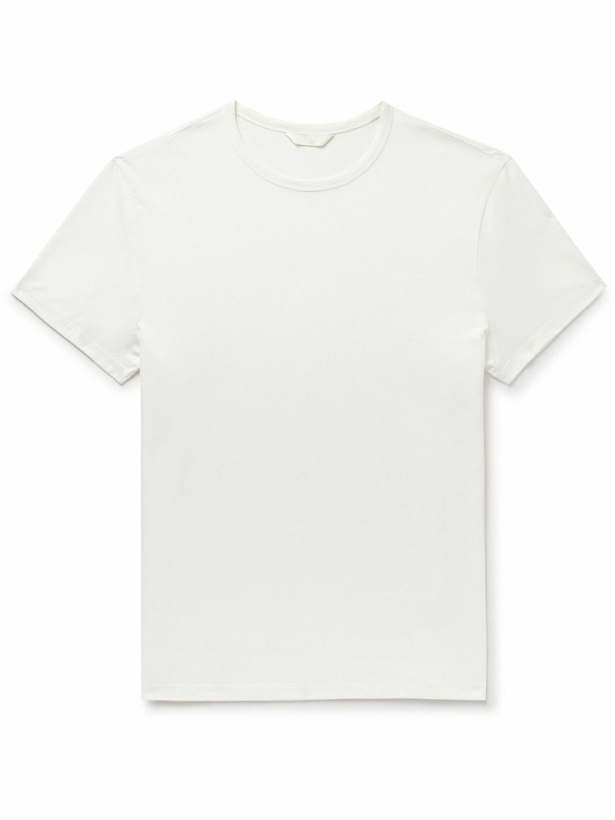 Photo: Club Monaco - Luxe Pima Cotton-Jersey T-Shirt - White