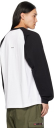 WTAPS Black & White Cut & Sewn 11 Long Sleeve T-shirt