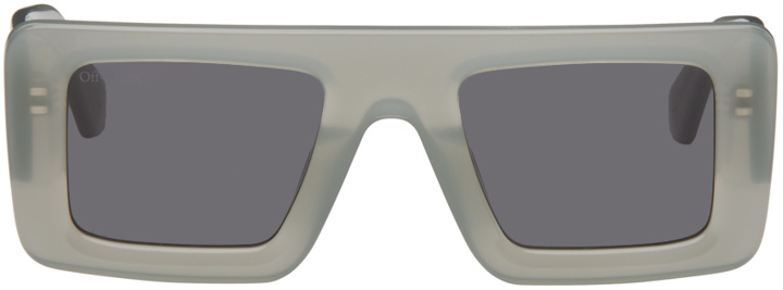 Photo: Off-White Gray Seattle Sunglasses