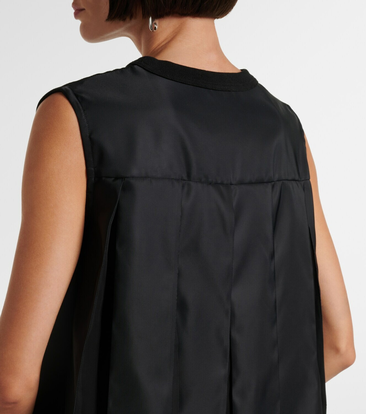 Sacai Paneled minidress