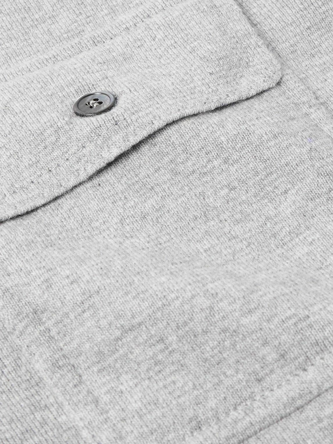 Kingsman - Merino Wool and Cashmere-Blend Overshirt - Gray